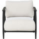 Muros Black / Palazzo Cream Outdoor Lounge Chair